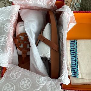 Tory Burch Miller Cloud Calf Leather Sandals
